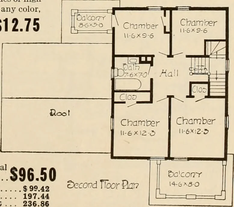 An illustration from Book of plans / Chicago House Wrecking Co., 1913, leaf 46
