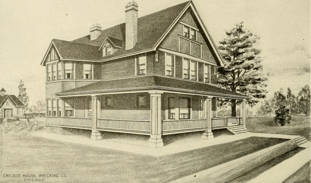 An illustration from Book of plans / Chicago House Wrecking Co., 1913, leaf 47