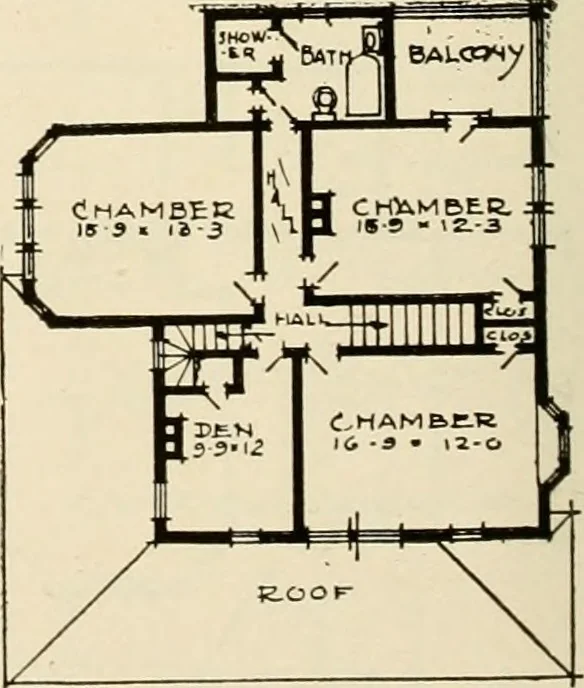 An illustration from Book of plans / Chicago House Wrecking Co., 1913, leaf 47