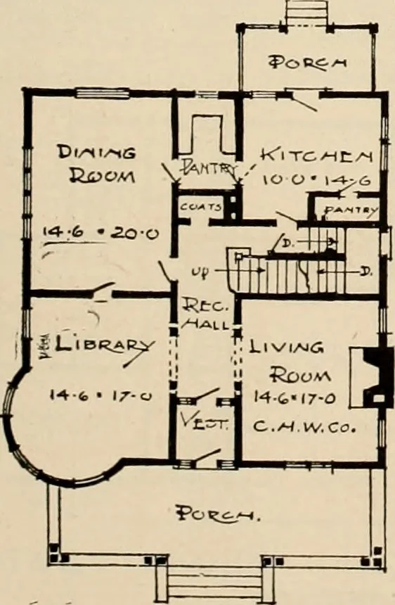 An illustration from Book of plans / Chicago House Wrecking Co., 1913, leaf 48