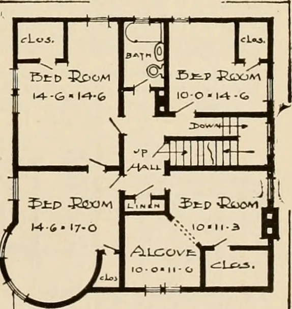 An illustration from Book of plans / Chicago House Wrecking Co., 1913, leaf 48