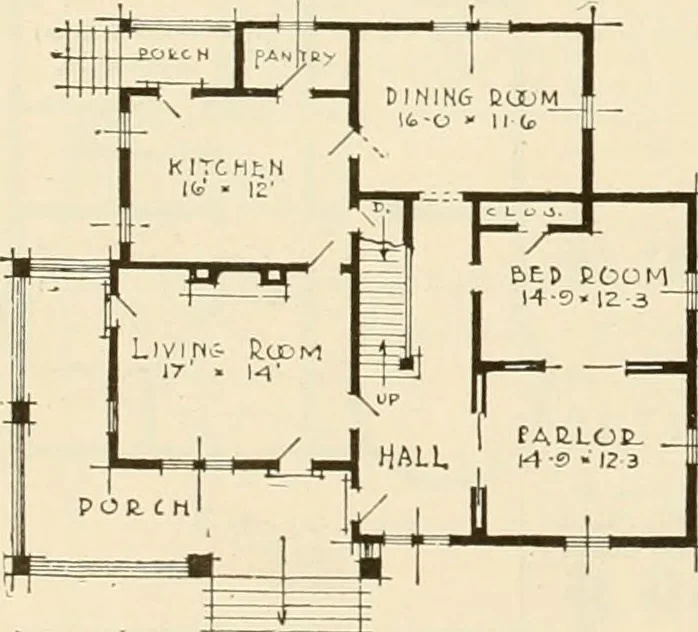 An illustration from Book of plans / Chicago House Wrecking Co., 1913, leaf 49