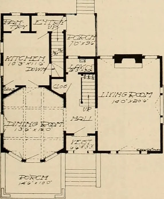 An illustration from Book of plans / Chicago House Wrecking Co., 1913, leaf 50
