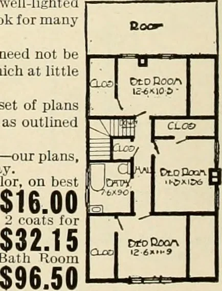 An illustration from Book of plans / Chicago House Wrecking Co., 1913, leaf 51