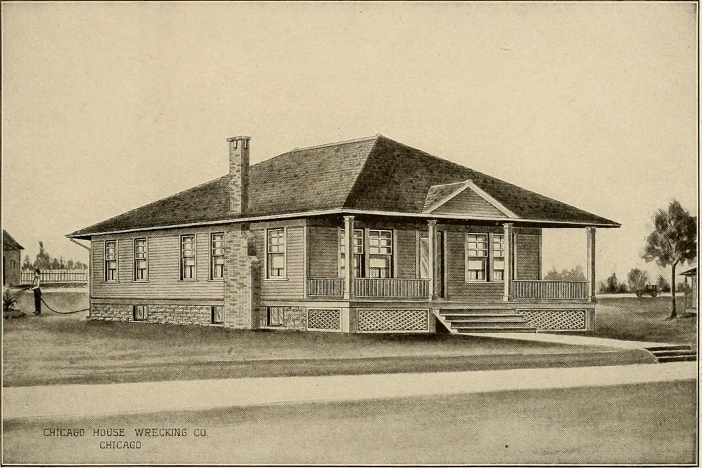 An illustration from Book of plans / Chicago House Wrecking Co., 1913, leaf 52