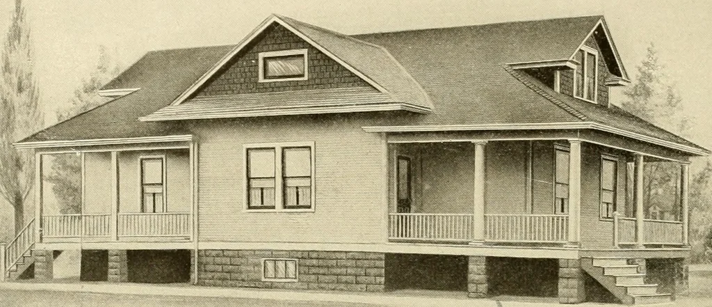 An illustration from Book of plans / Chicago House Wrecking Co., 1913, leaf 53