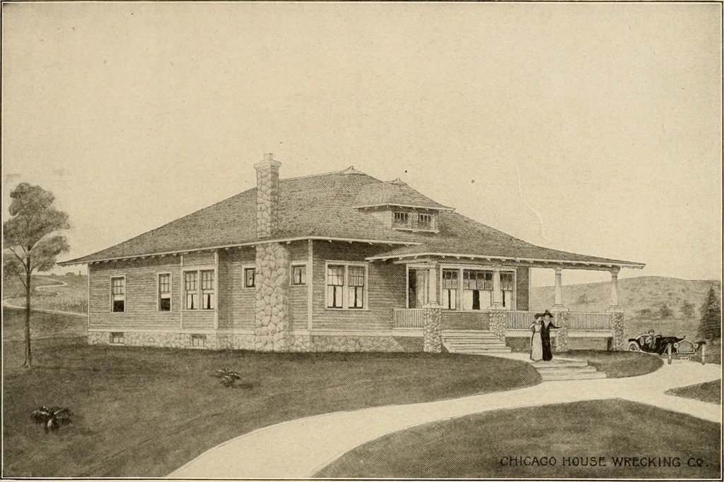 An illustration from Book of plans / Chicago House Wrecking Co., 1913, leaf 56