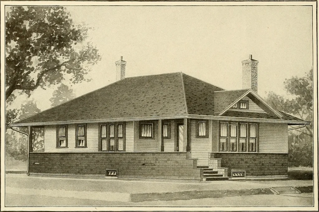An illustration from Book of plans / Chicago House Wrecking Co., 1913, leaf 57