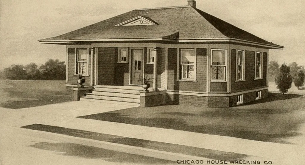 An illustration from Book of plans / Chicago House Wrecking Co., 1913, leaf 58