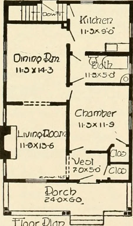 An illustration from Book of plans / Chicago House Wrecking Co., 1913, leaf 59