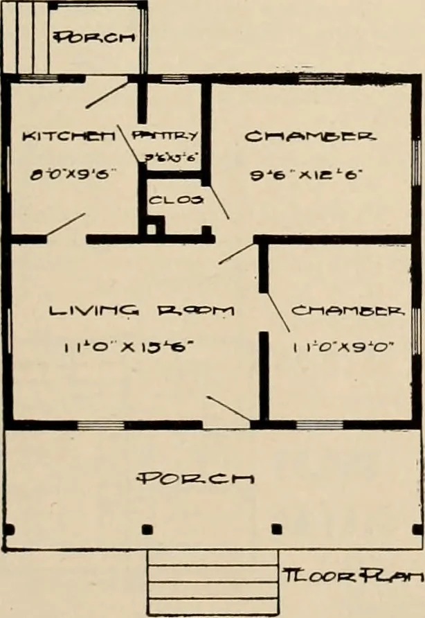 An illustration from Book of plans / Chicago House Wrecking Co., 1913, leaf 60