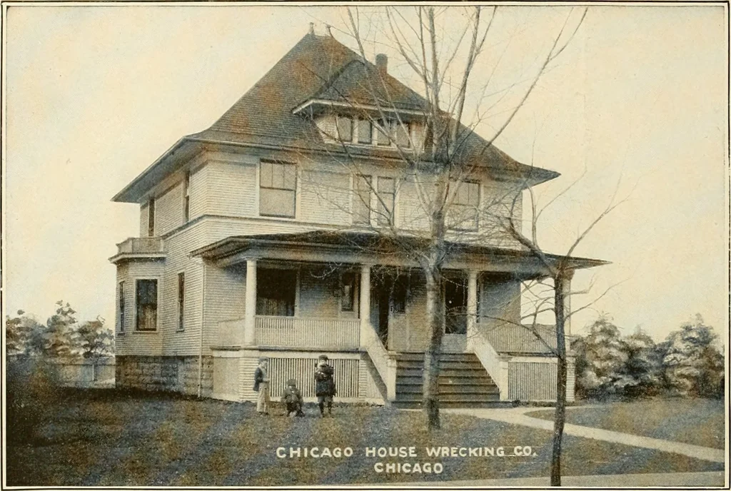 An illustration from Book of plans / Chicago House Wrecking Co., 1913, leaf 61