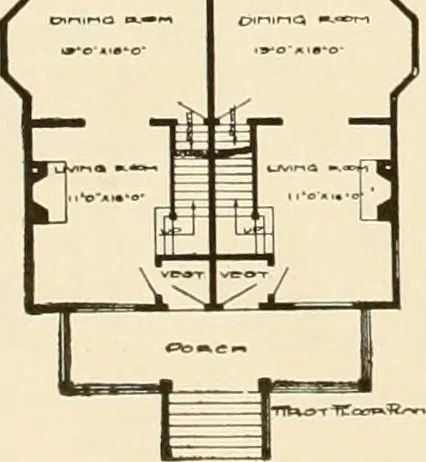 An illustration from Book of plans / Chicago House Wrecking Co., 1913, leaf 61