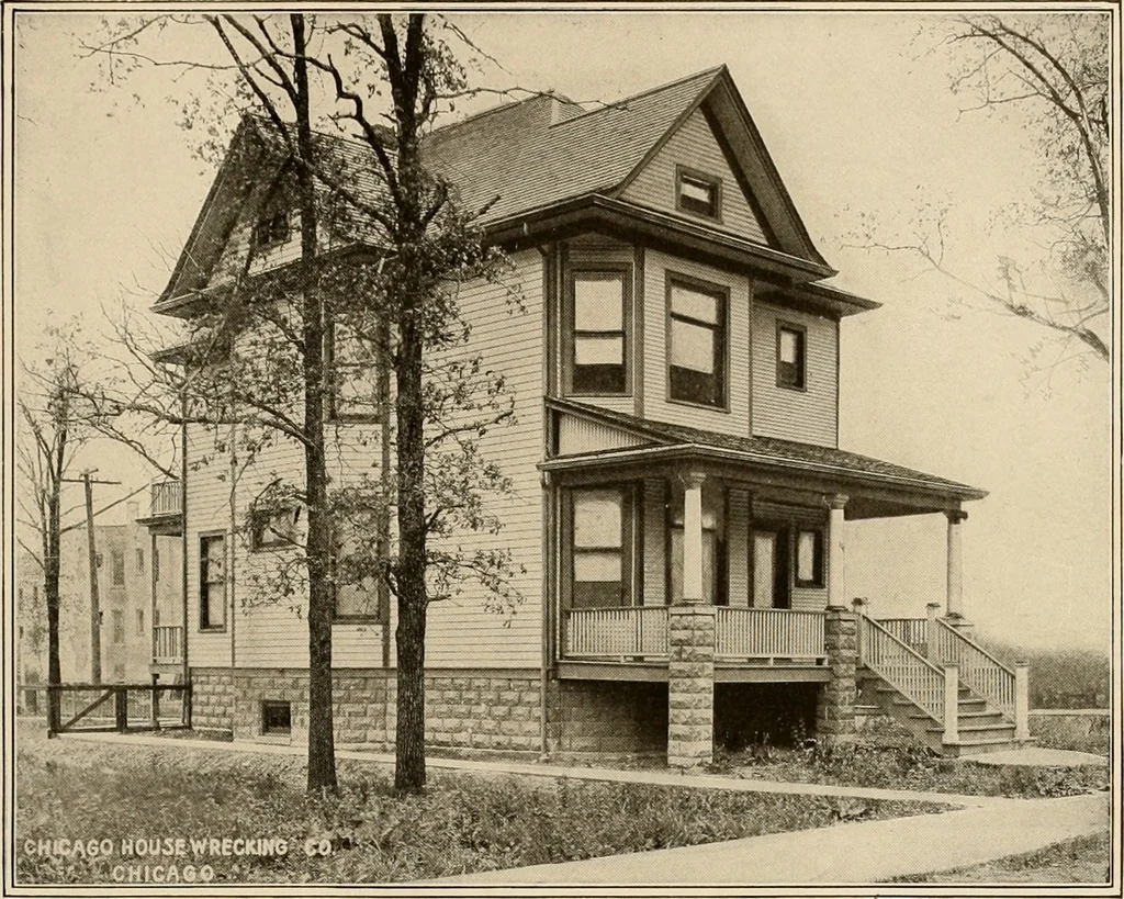 An illustration from Book of plans / Chicago House Wrecking Co., 1913, leaf 62
