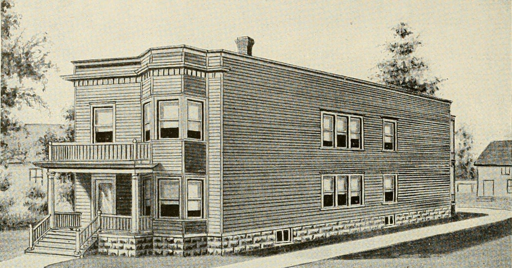 An illustration from Book of plans / Chicago House Wrecking Co., 1913, leaf 63