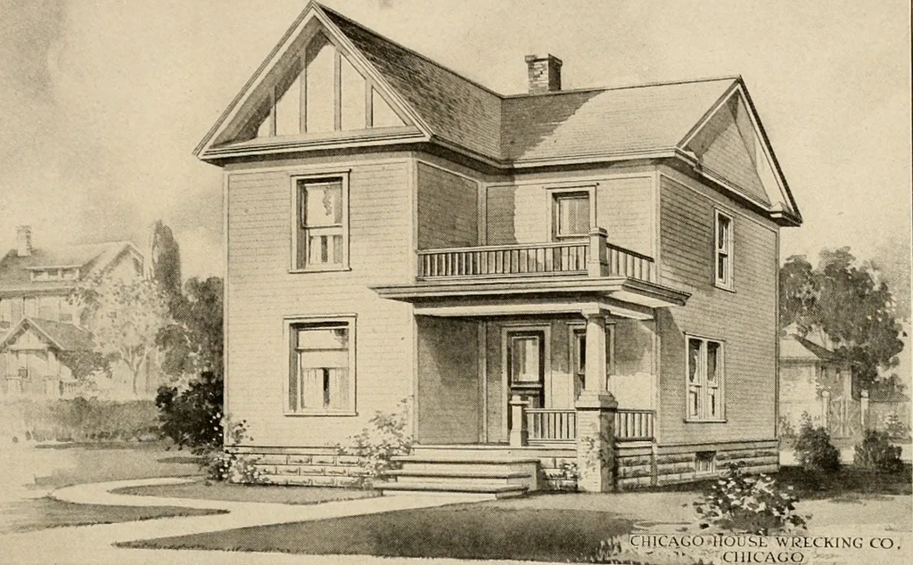 An illustration from Book of plans / Chicago House Wrecking Co., 1913, leaf 64
