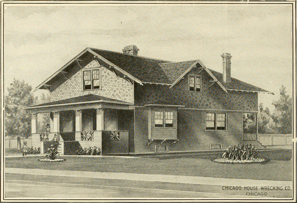 An illustration from Book of plans / Chicago House Wrecking Co., 1913, leaf 65
