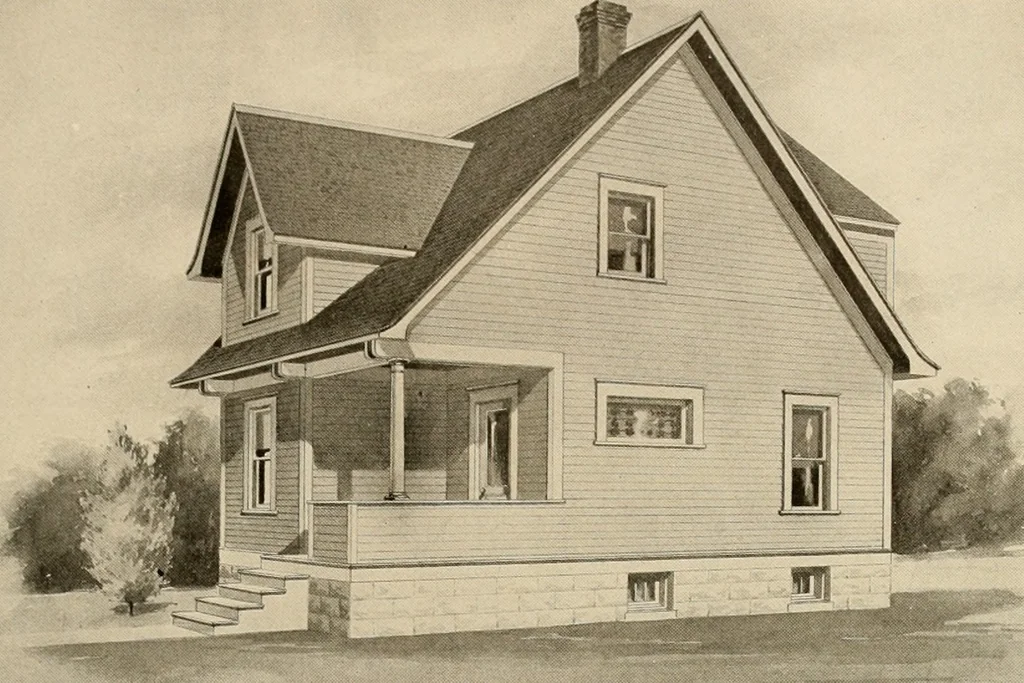 An illustration from Book of plans / Chicago House Wrecking Co., 1913, leaf 66