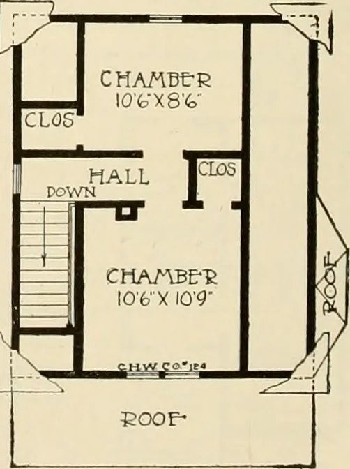 An illustration from Book of plans / Chicago House Wrecking Co., 1913, leaf 67