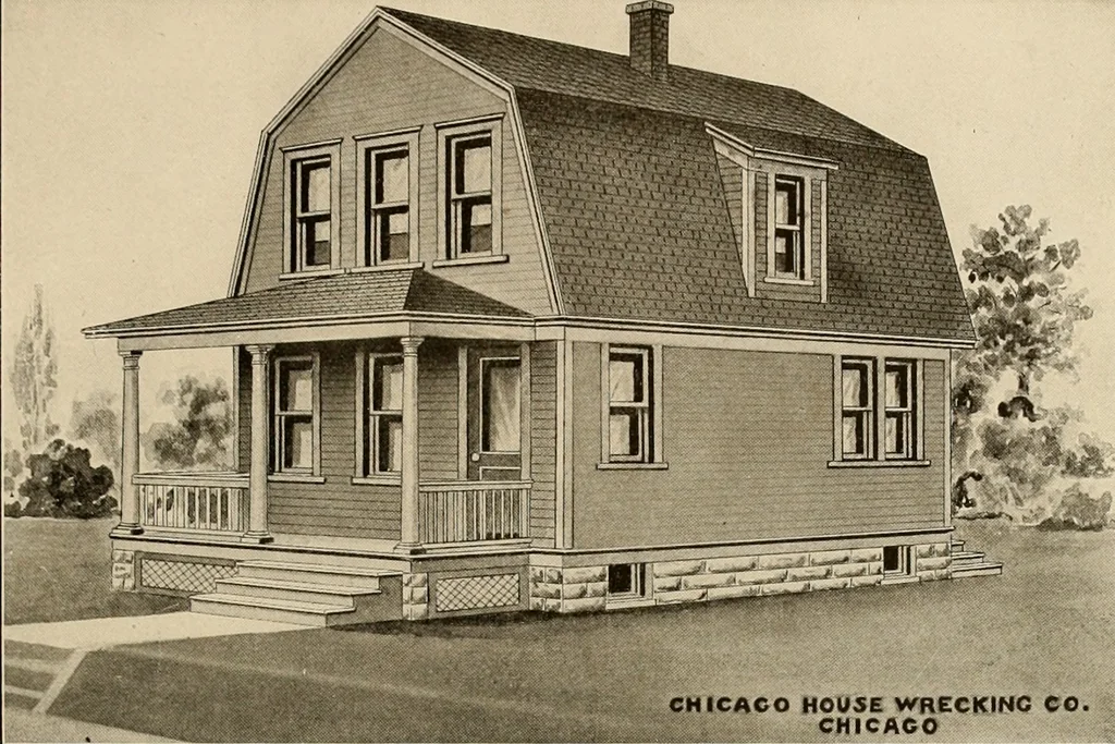 An illustration from Book of plans / Chicago House Wrecking Co., 1913, leaf 68