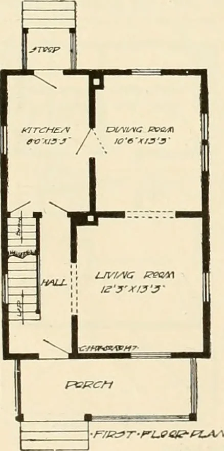 An illustration from Book of plans / Chicago House Wrecking Co., 1913, leaf 69