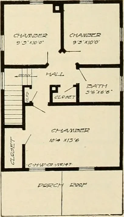 An illustration from Book of plans / Chicago House Wrecking Co., 1913, leaf 69