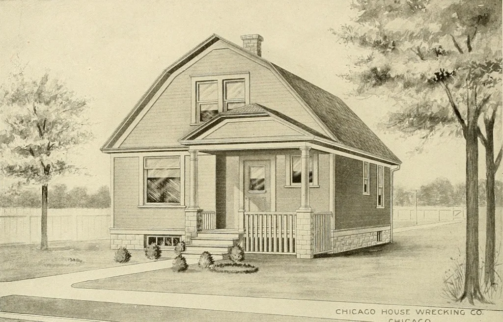 An illustration from Book of plans / Chicago House Wrecking Co., 1913, leaf 75