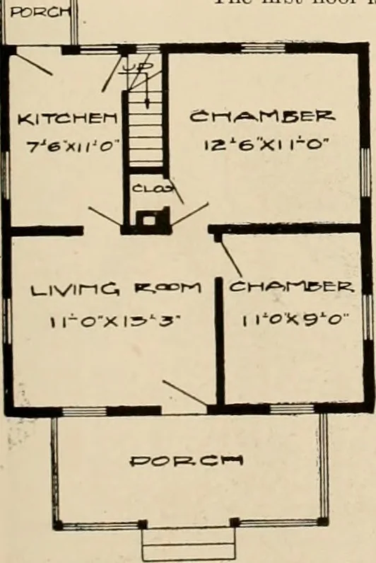 An illustration from Book of plans / Chicago House Wrecking Co., 1913, leaf 76