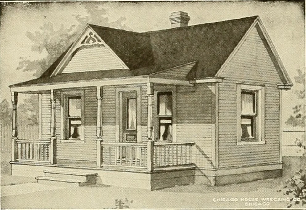 An illustration from Book of plans / Chicago House Wrecking Co., 1913, leaf 77