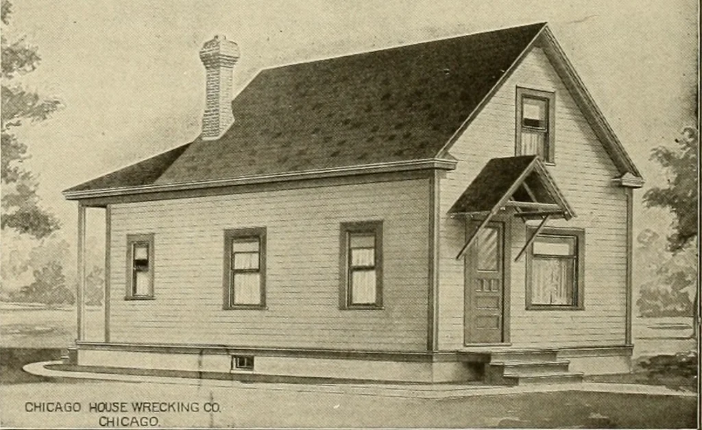 An illustration from Book of plans / Chicago House Wrecking Co., 1913, leaf 77