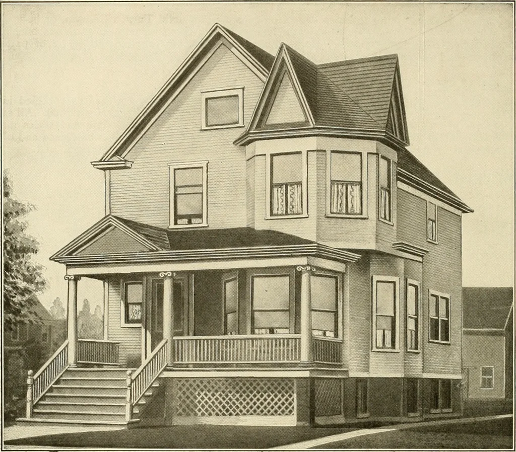 An illustration from Book of plans / Chicago House Wrecking Co., 1913, leaf 9