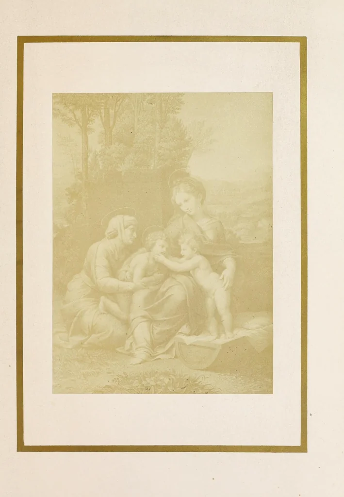 An illustration from Book of Raphael's Madonnas, 1860, leaf 41
