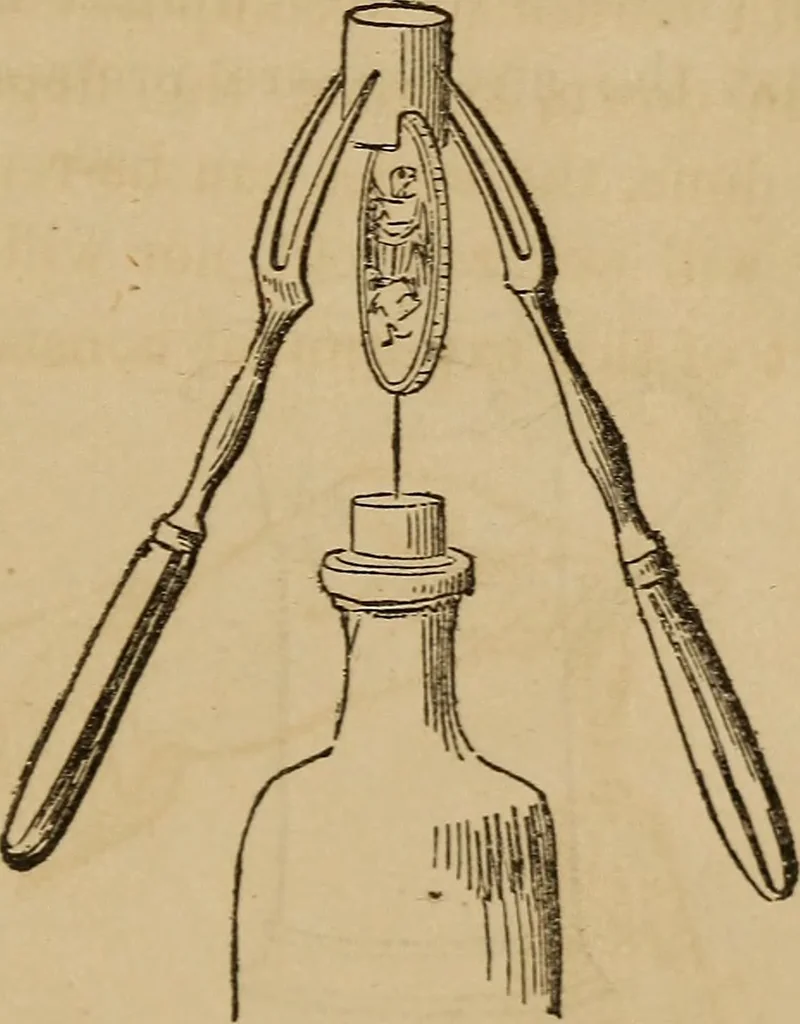 An illustration from Book of riddles and five hundred home amusements : containing a choice and curious collection of riddles, charades, enigmas, rebuses, anagrams, transpositions, conundrums, amusing puzzles, queer sleights, recreations in arithmetic, fireside games, and natural magic, embracing entertaining amusements in magnetism, chemistry, second sight, and simple recreations in science for family and social pastime, 1863, leaf 66