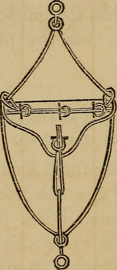 An illustration from Book of riddles and five hundred home amusements : containing a choice and curious collection of riddles, charades, enigmas, rebuses, anagrams, transpositions, conundrums, amusing puzzles, queer sleights, recreations in arithmetic, fireside games, and natural magic, embracing entertaining amusements in magnetism, chemistry, second sight, and simple recreations in science for family and social pastime, 1863, leaf 93