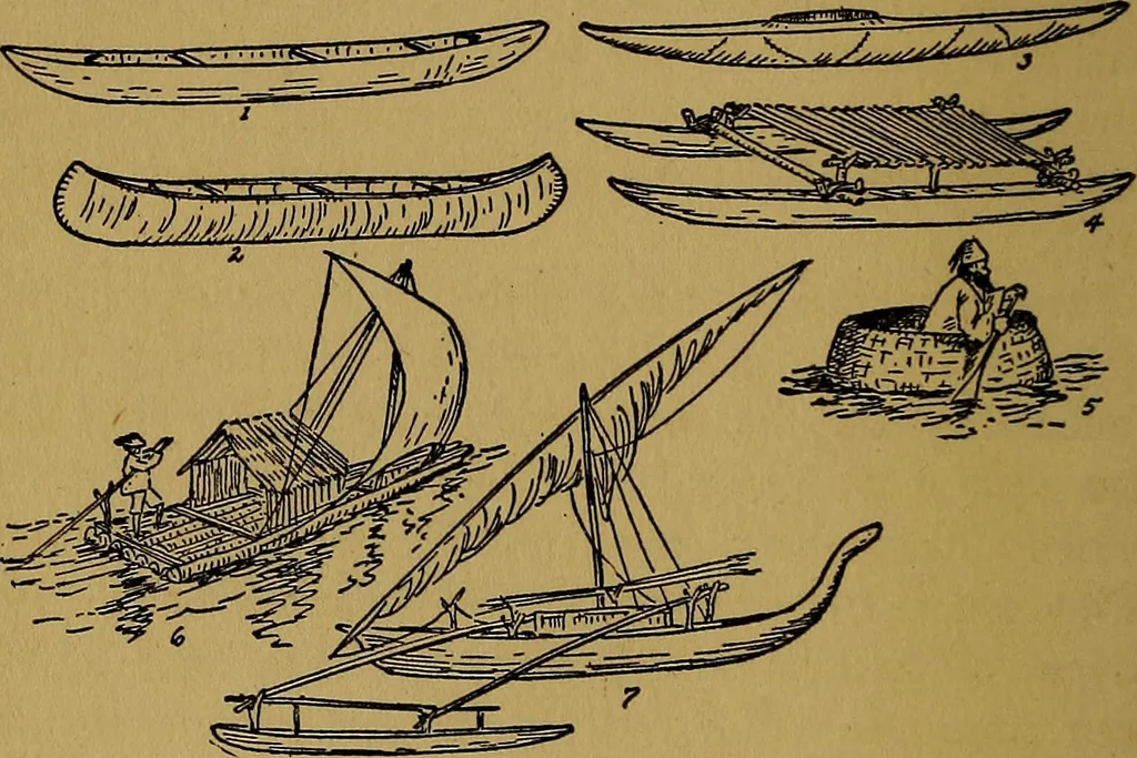 An illustration from The book of the sailboat;, 1916, leaf 15