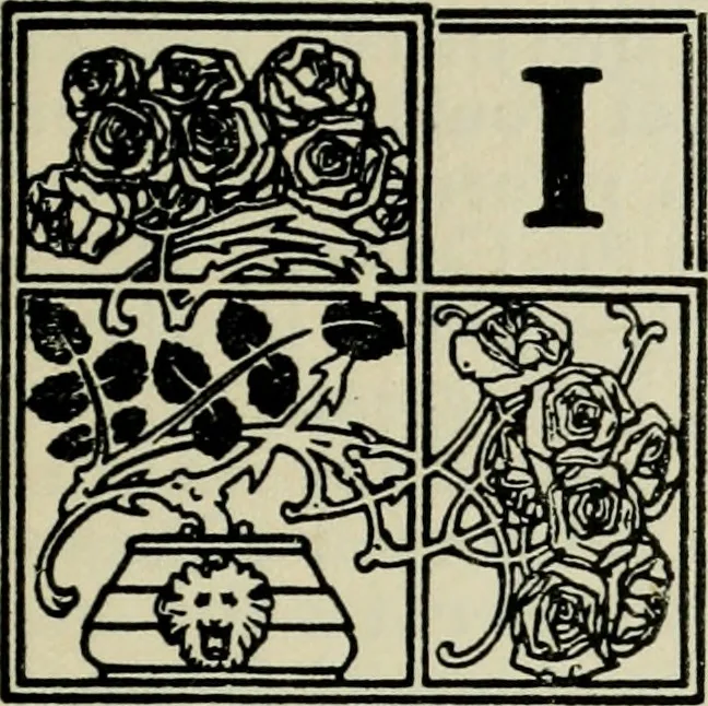 An illustration from The book of Saint Ultan : a collection of pictures and poems, 1920, leaf 14