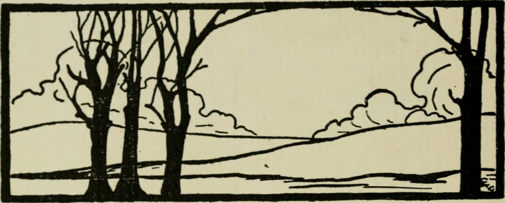 An illustration from The book of Saint Ultan : a collection of pictures and poems, 1920, leaf 41