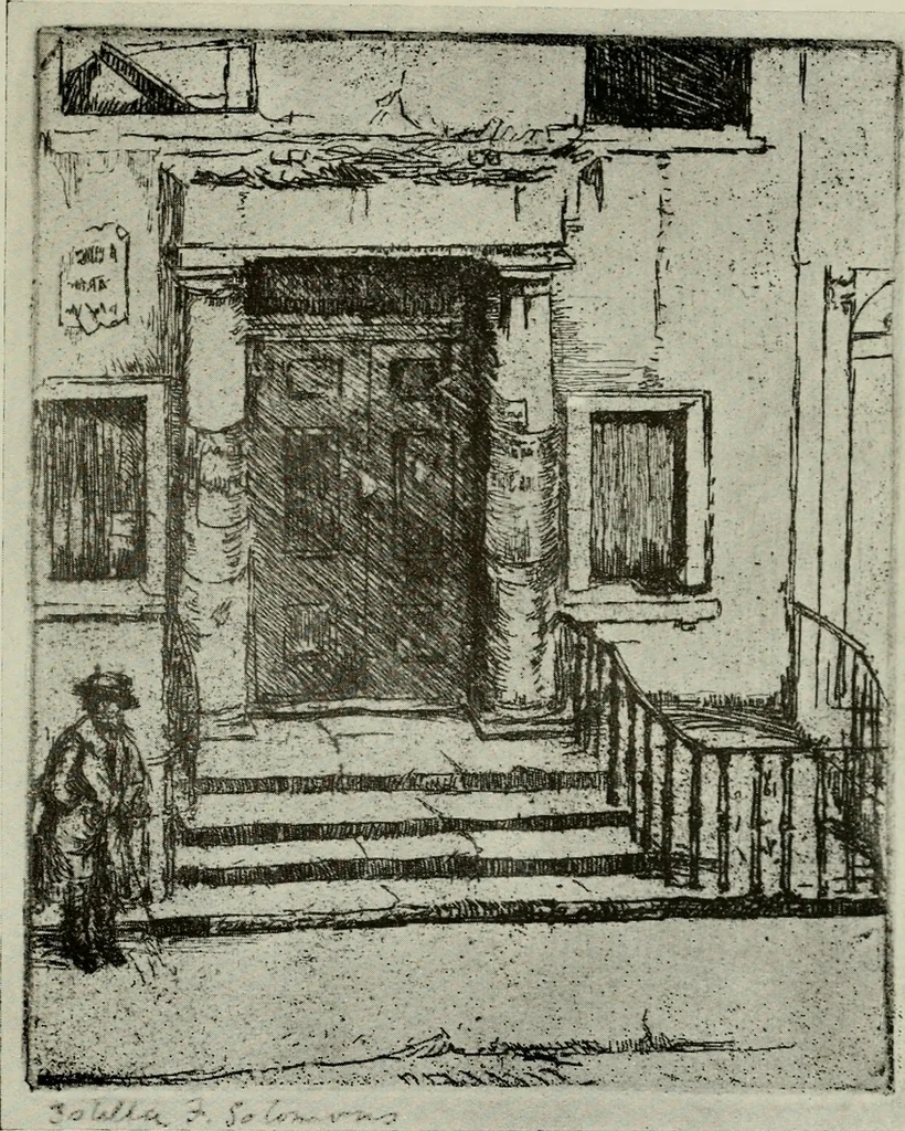 An illustration from The book of Saint Ultan : a collection of pictures and poems, 1920, leaf 44