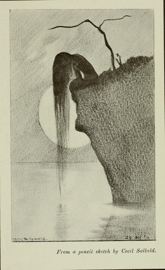 An illustration from The book of Saint Ultan : a collection of pictures and poems, 1920, leaf 48