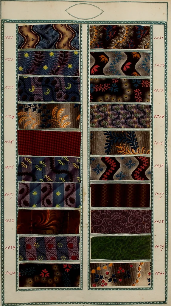 An illustration from [Book of samples, 1825, leaf 106
