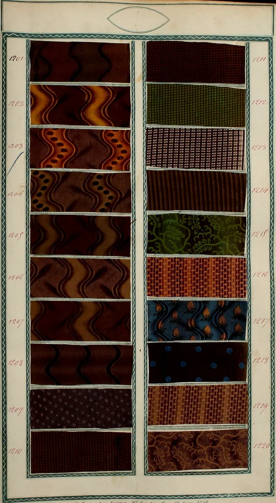 An illustration from [Book of samples, 1825, leaf 124