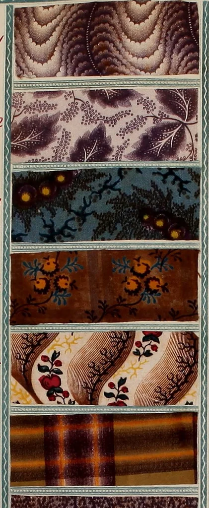 An illustration from [Book of samples, 1825, leaf 134