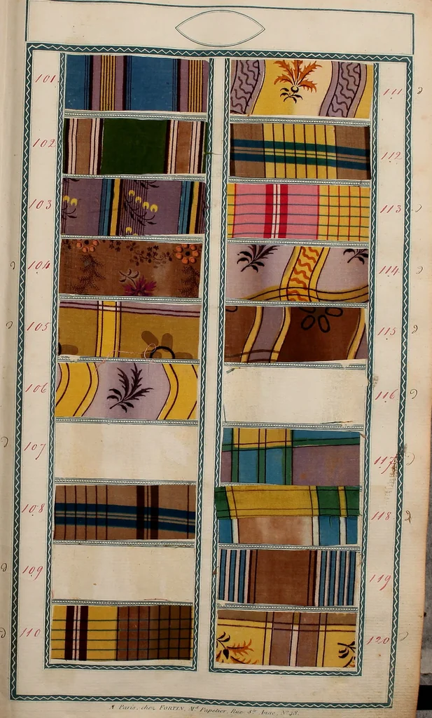 An illustration from [Book of samples, 1825, leaf 14