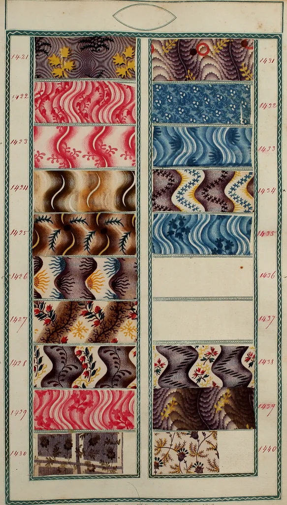 An illustration from [Book of samples, 1825, leaf 146
