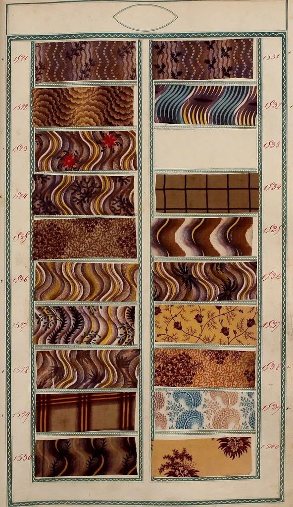 An illustration from [Book of samples, 1825, leaf 156