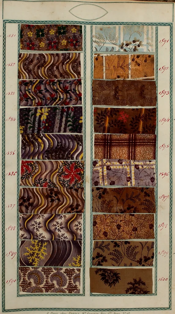 An illustration from [Book of samples, 1825, leaf 162
