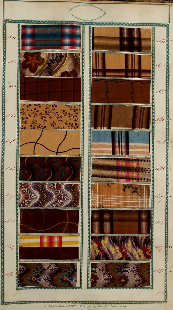 An illustration from [Book of samples, 1825, leaf 168