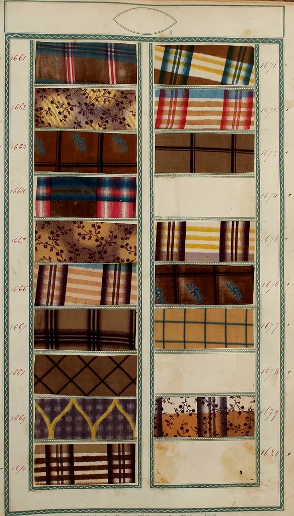 An illustration from [Book of samples, 1825, leaf 170