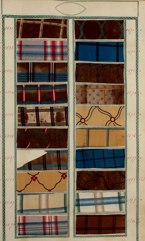 An illustration from [Book of samples, 1825, leaf 172