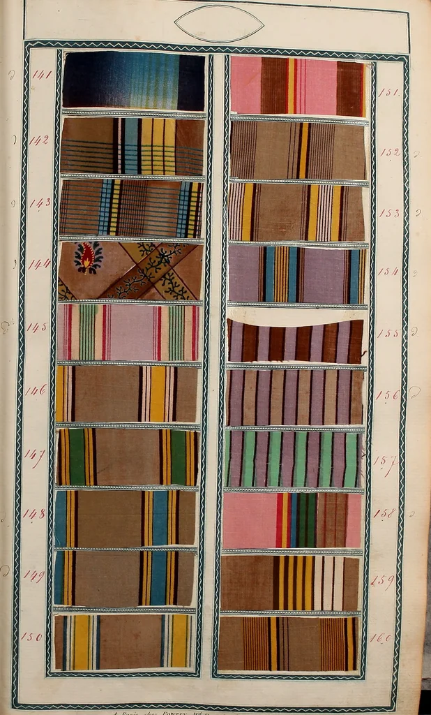 An illustration from [Book of samples, 1825, leaf 18